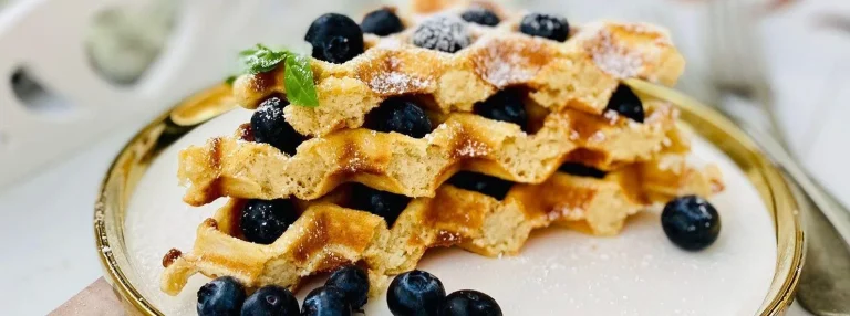 Waffles cu afine