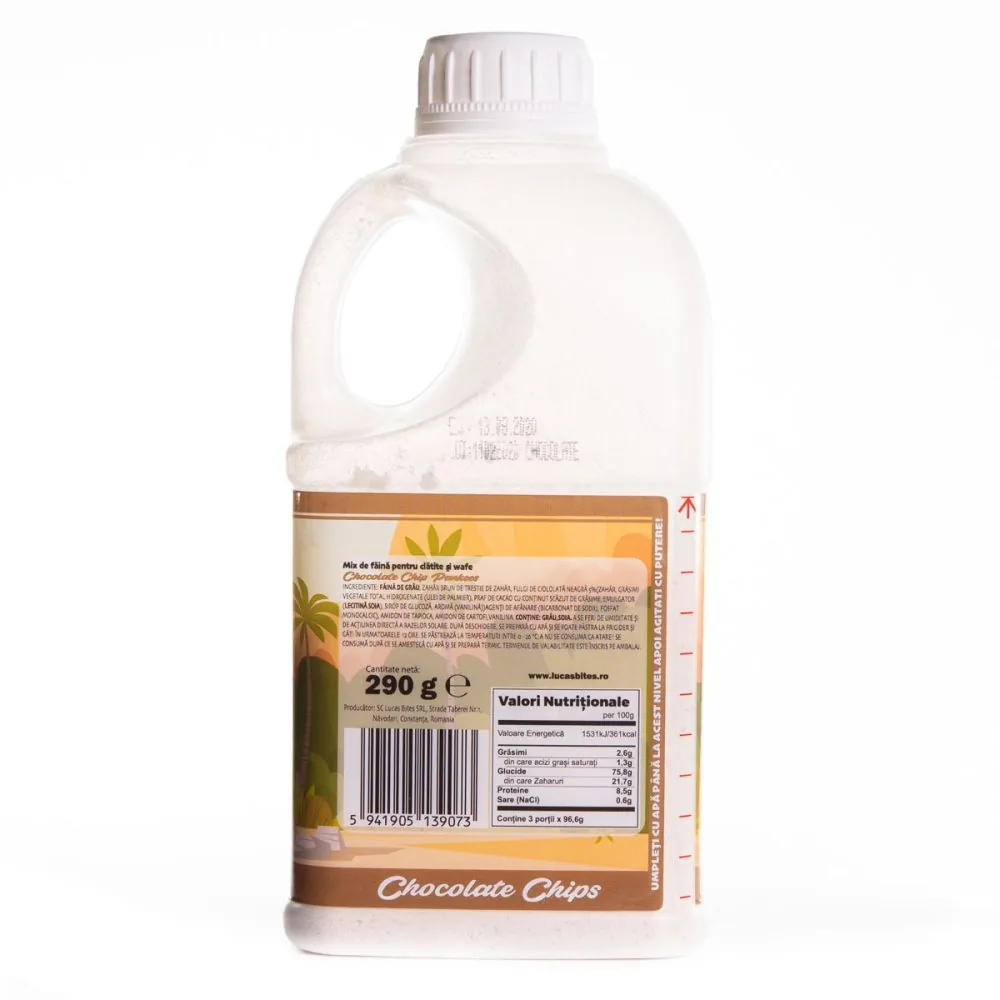 Chocolate Chips Pankees 290g – Clătite pufoase