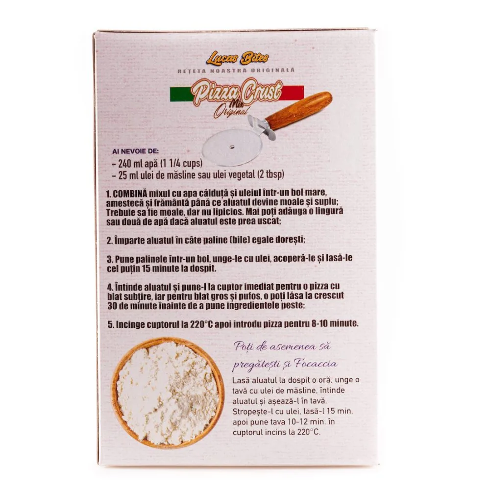 Pizza Crust Mix 500g – Amestec pentru blat de pizza